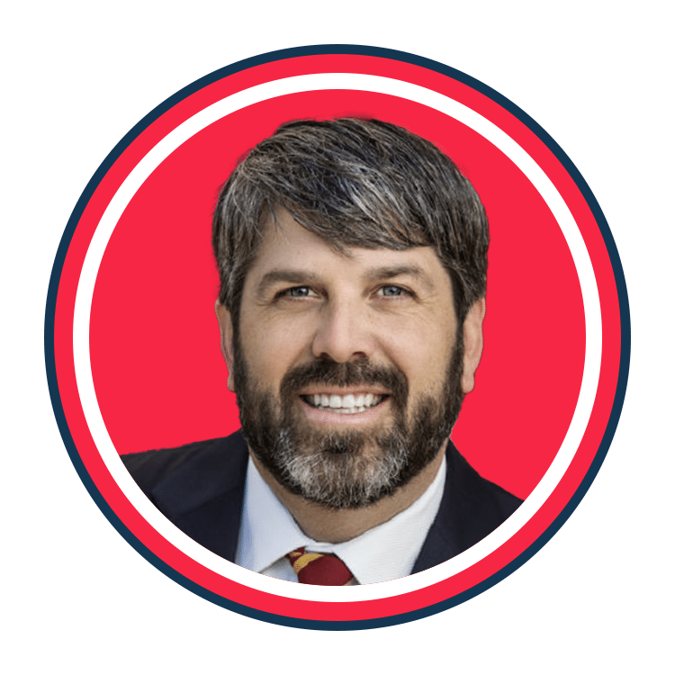 Garlan Gudger, Senate President Pro Tempore of Alabama's headshot for RSLC. He is smiling.