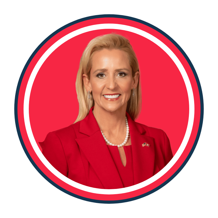 Leslie Rutledge, Lieutenant Governor of Arkansas' headshot for RSLC. She is smiling.