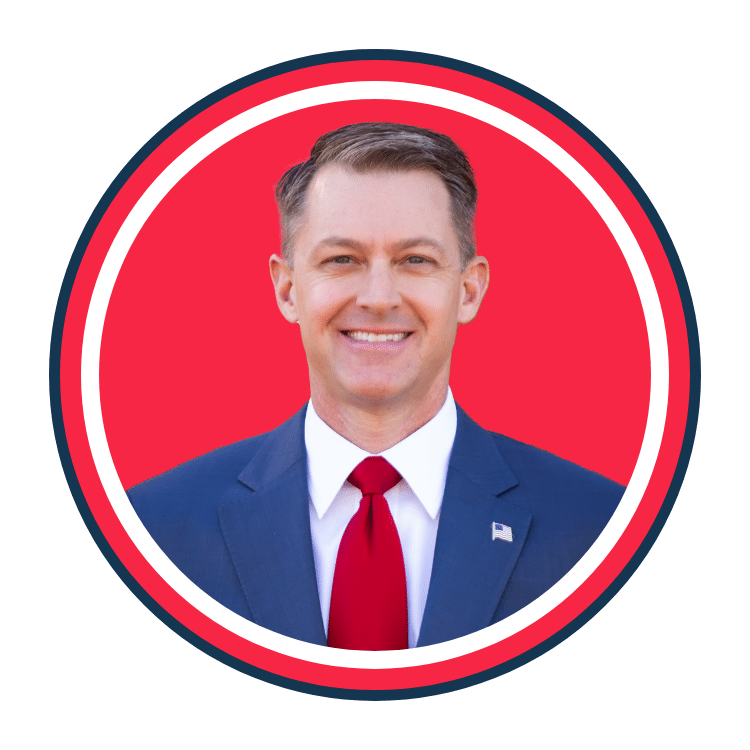 Wes Allen, Secretary of State of Alabama's headshot for RSLC. He is smiling.