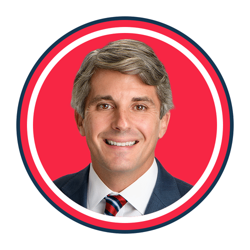 Cameron Henry, Senate President Louisiana's headshot for RSLC. He is smiling.