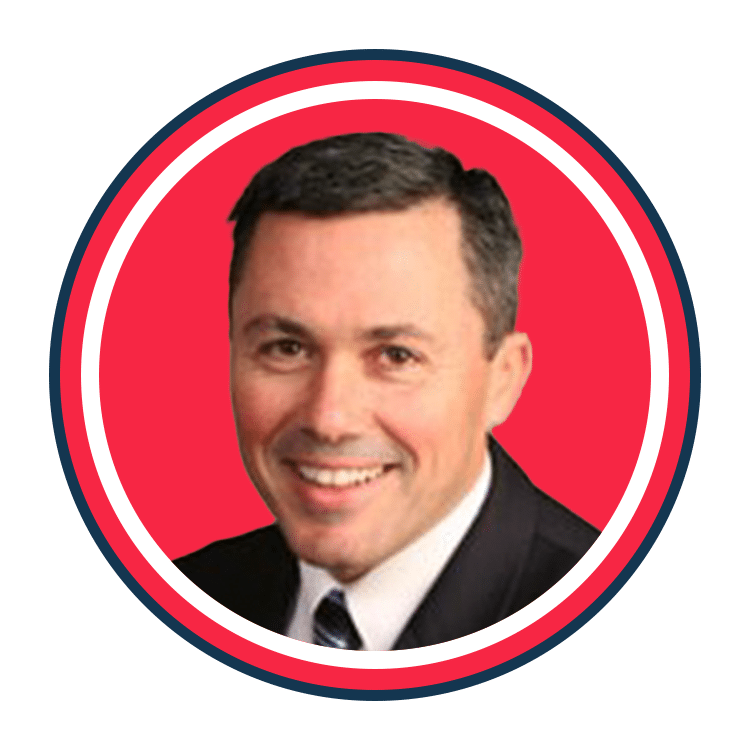 David Hogue, Senate Majority Leader of North Dakota's headshot for RSLC. He is smiling.