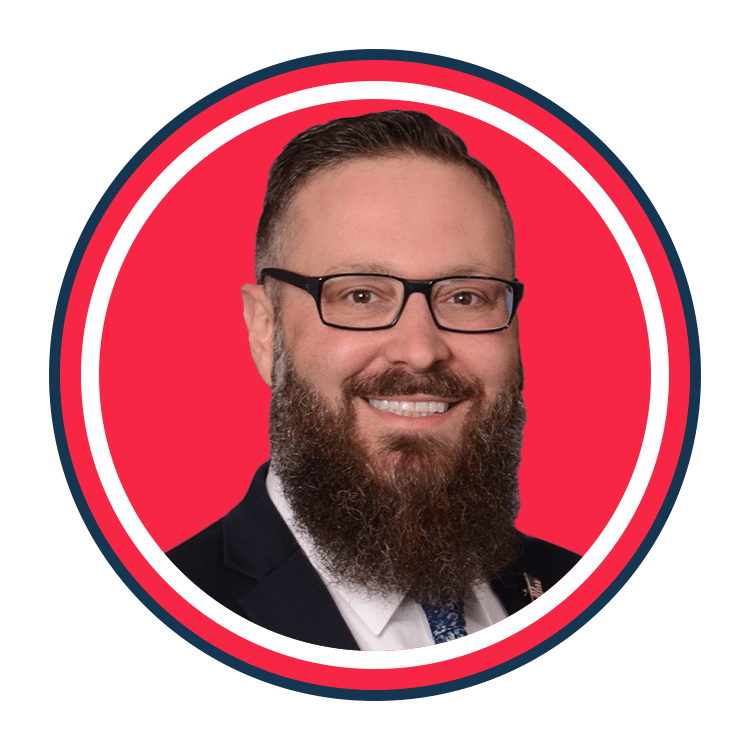 Gregory Haften II, Assembly Republican Leader of Nevada's headshot for RSLC. He is smiling.