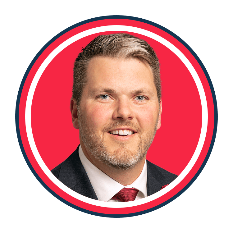 Mark Johnson, Senate Republican Leader of Minnesota's headshot for the RSLC. He is smiling.