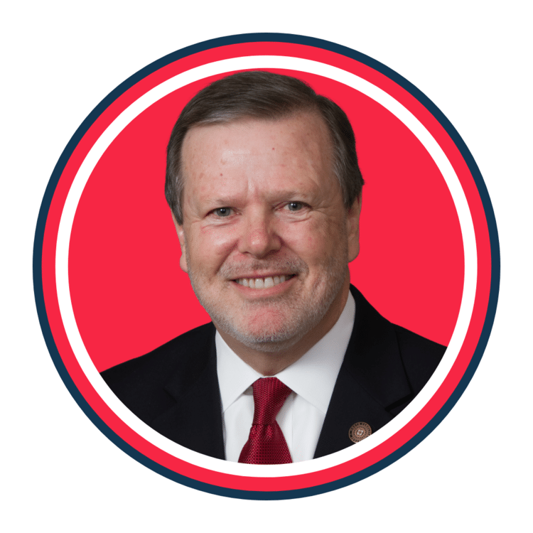 Phil Berger, Senate President Pro Tempore of North Carolina's headshot for the RSLC. He is smiling.