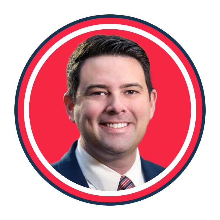 Rob McColley, Senate President of Ohio's headshot for RSLC. He is smiling.