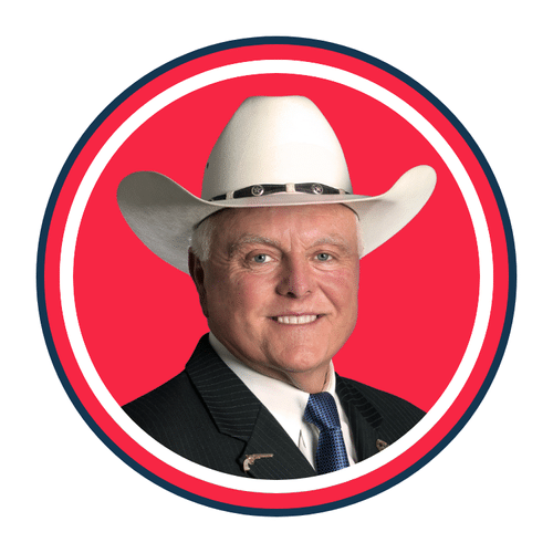Sid Miller, Commissioner of Agriculture Texas's headshot for RSLC. He is smiling.